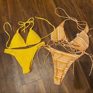 SHEIN yellow swimsuits